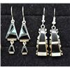 Image 2 : NAVAJO AND ZUNI EARRINGS (LEAGUS AHIYITE, KENNETH BITSIE, SF)