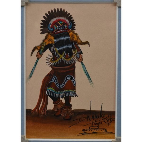 HOPI PAINTING (DANIEL NAMOKI)
