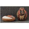 Image 2 : TWO HOPI CARVED POTS (DELMAR POLACCA/CARLA NAMPEYO)
