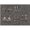 Image 1 : FIVE SETS OF NATIVE AMERICAN EARRINGS