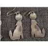 Image 8 : FIVE SETS OF NATIVE AMERICAN EARRINGS