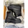 Image 2 : NEW TIMBERLAND STONE STREET 6 INCH LACE WATERPROOF BLACK FULL GRAIN LEATHER BOOTS SIZE WOMENS 7.5