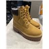 Image 3 : NEW TIMBERLAND HERITAGE PLATFOR 6 IN WATERPROOF BOOT WHEAT NUBUCK SIZE WOMENS 5.5