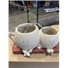 Image 2 : 2 NEW SWING PLANTERS HANGING SETS