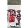 Image 2 : MILWAUKEE FUEL BRUSHLESS 1" SDS PLUS ROTARYHAMMER DRILL , 2 IMPACT DRILLS, CHARGER AND 3 BATTERIES, 