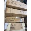Image 2 : VIVO DUAL MONITOR DESK STAND, DUAL MONITOR DESK MOUNT, SINGLE MONITOR DESK MOUNT AND KEYBOARD TRAY