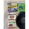 Image 2 : BIN OF TOILET INSTALLATION RINGS AND GOLD PAN