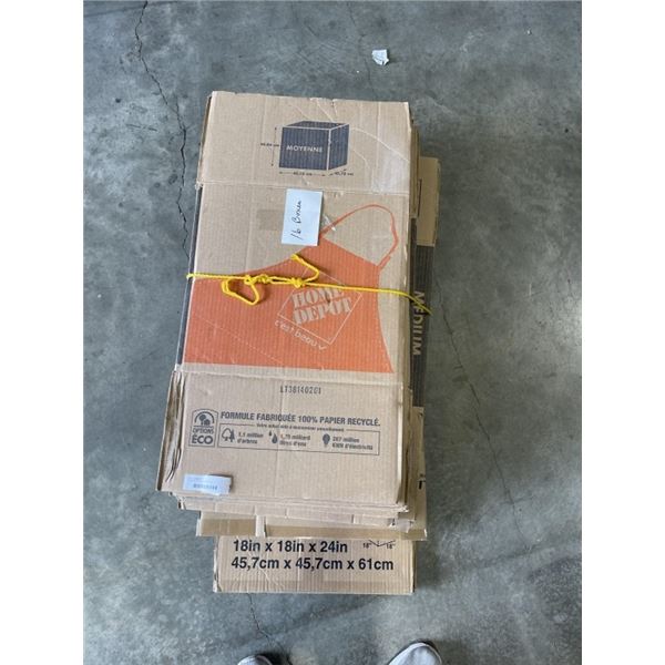 BUNDLE OF 16 PACKING BOXES
