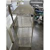 Image 2 : WHITE METAL SHELVING 48 X 18 INCH, 55 INCH TALL