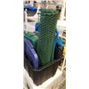 Image 2 : ASSORTED RUBBERMAID STORAGE TOTE LIDS, BLACK AND BLUIE STORAGE TOTE,  AND INTERLOCKING FOAM MATTS, S
