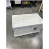 Image 1 : ROLLING WOOD STORAGE BOX 19-IN X 20-IN X35 IN