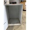 Image 2 : WEATHERGUARD WHIT EMETAL STORAGE CABINET, 17 WIDE 24 TALL 18 INCH DEEP