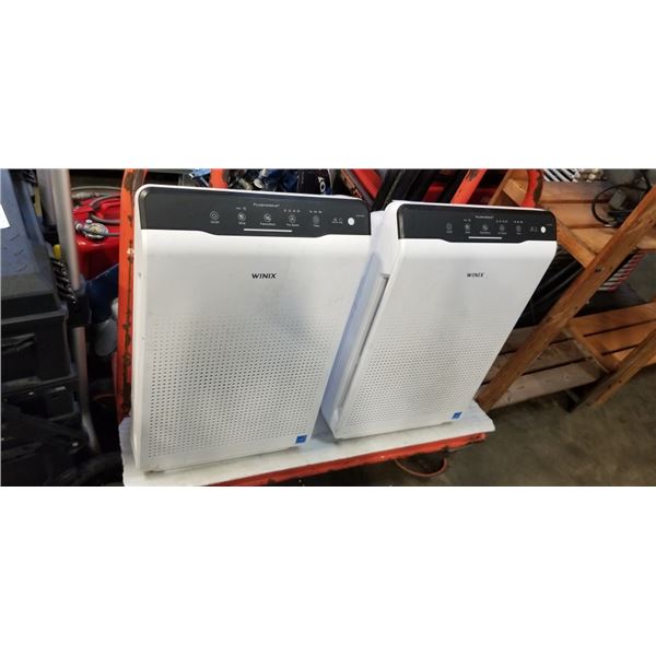 2 WINIX PORTABLE PLASMA WAVE AIR PURIFIERS BOTH WORKING ONE NEEDS FILTER