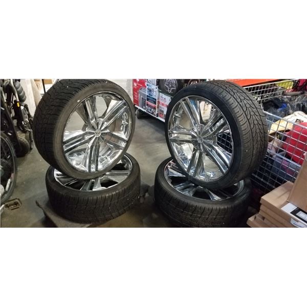 4  ROADIAN  265/35 R22 TIRES ON RIMS