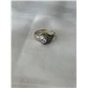 Image 1 : STERLING SILVER W/ CZ STONES AND MAKASITE STONES RING MARKED 925 AND HALLMARKS SIZE 7.5