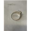 Image 2 : STERLING SILVER (TESTED) W/ GENUINE BLUE SAPPHIRE STONE RING MARKED 925 JPV SIZE 7