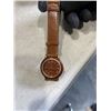 Image 2 : 4 NEW GENUINE LEATHER WATCHES WITH MAYOTA MOVEMENTS