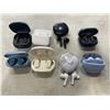 Image 2 : 8 ASSORTED PAIRS OF BLUETOOTH EARBUDS,