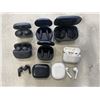Image 2 : 8 ASSORTED PAIRS OF BLUETOOTH EARBUDS,