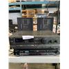 Image 1 : TECHNICS AV RECEIVER, PANASONIC CD PLAYER, PAIR OF TOSHIBA STEREO SPEAKERS