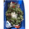 Image 2 : LARGE TOTE OF ASSORTED CHRISTMAS AND OTHER DECOR