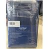 Image 3 : NEW SET OF DARK BLUE  THERMAL INSULATED BLACKOUT CURTAINS, 2 PANELS, 52 X 63 INCH EACH