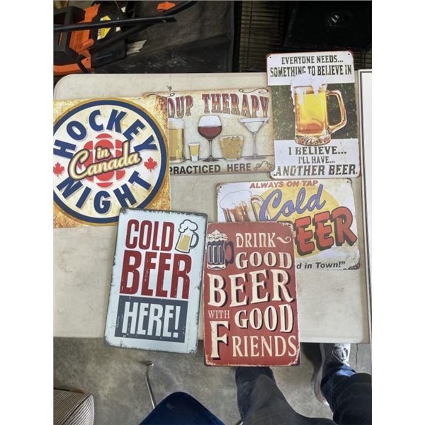 METAL SIGNS AND ARTWORK