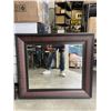 Image 3 : 2 BEVELLED WALL MIRRORS, 29 X 33 INCH,