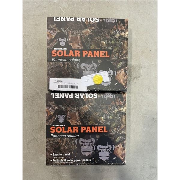 2 NEW SILVERBACK FOLDABLE SOLAR PANELS
