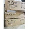 Image 2 : 2 VIVO DUAL MONITOR DESK MOUNTS AND VIVO SINGLE ULTRAWIDE MONITOR DESK MOUNT