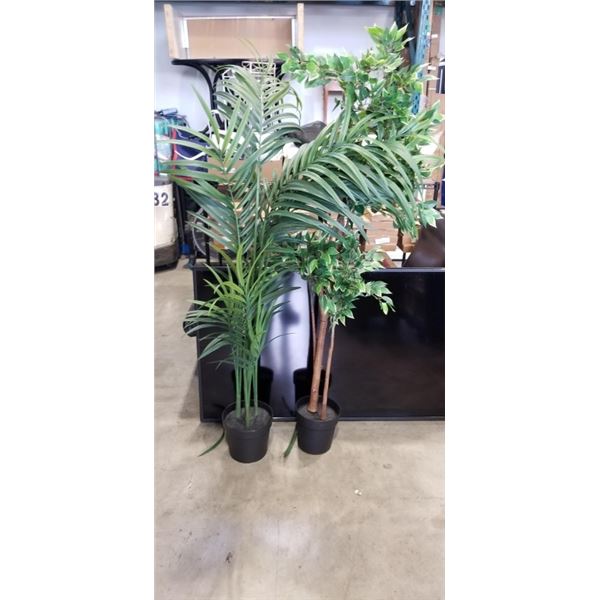 2 ARTIFICIAL PLANMTS, 4FT AND 5FT