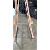 Image 2 : LARGE ROLLING GALLERY EASEL, DOUBLE SIDED, 78 INCH TALL 36 INCH WIDE