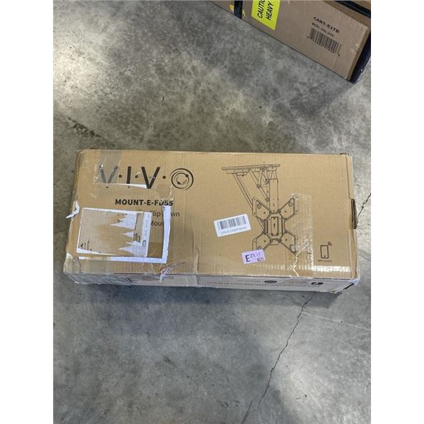 VIVO BLACK ELECTRIC FLIP DOWN CEILING TV MOUNT