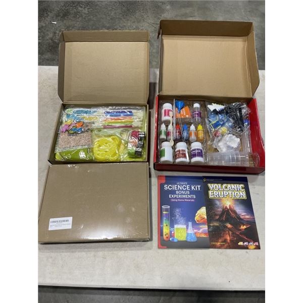 NEW MY FIRST SCIENCE KIT FOR KIS AND 2 NEW 34PC MONTESSORI KITHCEN, CUTTING AND CHOPPING, PEELER WIT