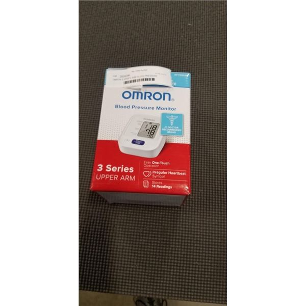 OMRON 3 SERIES ARM BLOOD PRESSURE MONITOR - TESTED WORKING