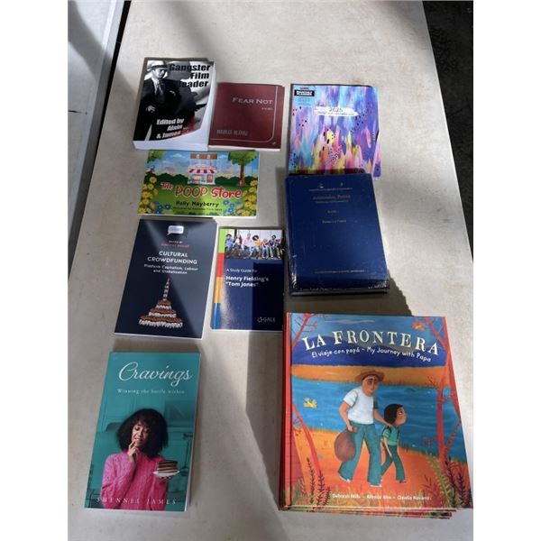 ASSORTED NEW BOOKS, KIDS BOOKS, HARDCOVERS, PLANNERS ETC
