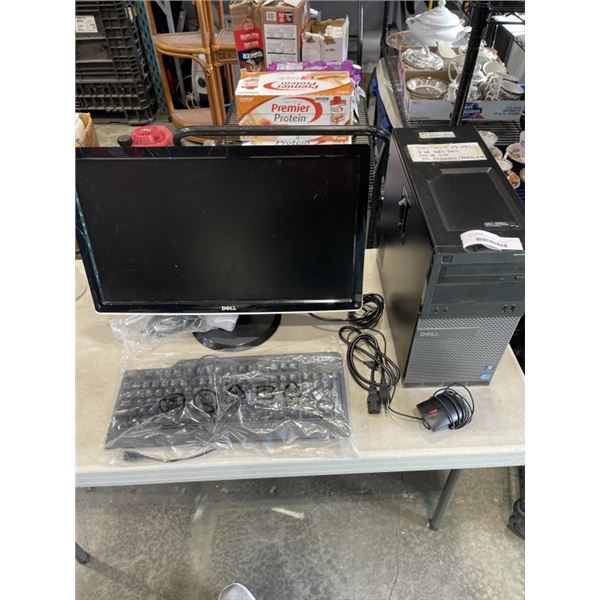DELL OPTIPLEX 3010 CORE I3 DESKTOP COMPUTER WITH MONITOR, KEYBOARD AND MOUSE, READY TO USE