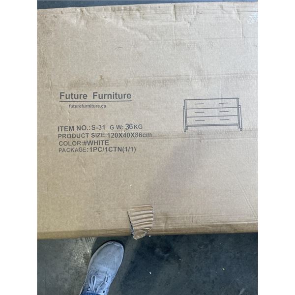 FUTURE FURNITURE WHITE DRESSER MODEL S-31