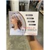 Image 2 : NEW CASE OF 10 PROTECTIVE SHIELD FACE MASKS, HIGH QUALITY, RETAIL $19.99 EACH