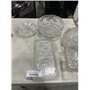 Image 2 : 5 PIECES OF ANTIQUE PINWHEEL AND CRYSTAL