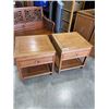 Image 1 : PAIR OF ROSEWOOD NIGHT STANDS