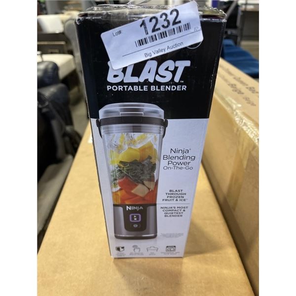 NINJA BLAST PORTABLE BLENDER - TESTED WORKING, RETAIL $89