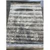 Image 1 : BRAND NEW TURKISH AREA CARPET SANTORINI  GREY  5.2FT X 7.5FT RETAIL $199