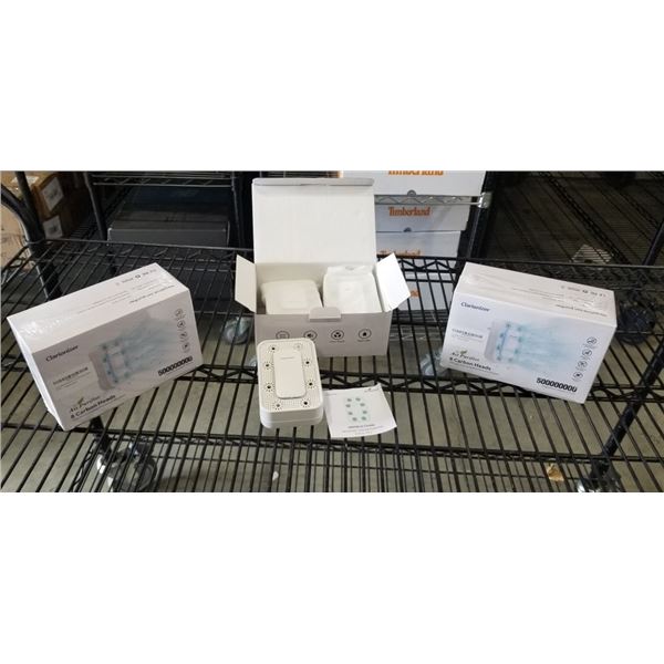 3 NEW CLARIONIZER AIR IONIZER FOR HOME, MINI 110 PLUG IN AIR CLEANERS