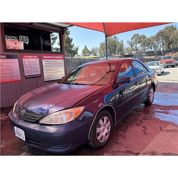 2002 TOYOTA CAMRY