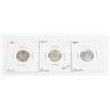 Image 1 : THREE CANADIAN SILVER DIMES. .18 OZ PURE SILVER