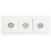 Image 2 : THREE CANADIAN SILVER DIMES. .18 OZ PURE SILVER