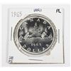Image 1 : 1965 CANADIAN SILVER DOLLAR .6OZ SILVER