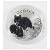 Image 2 : 1 OZ AUSTRALIAN QUOKKA SILVER COIN