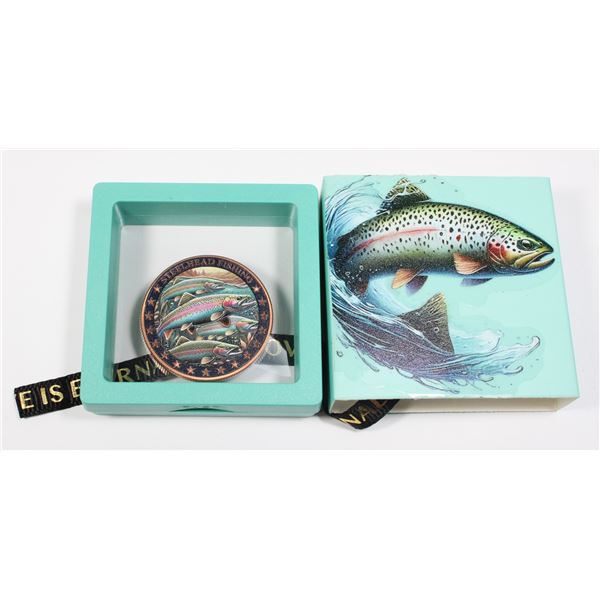 STEELHEAD FISHING 1 OZ. .999 FINE COPPER